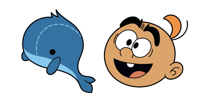 The Loud House Carlitos Casagrande and Blue Whale курсор