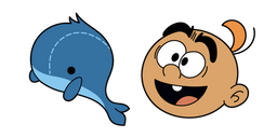 The Loud House Carlitos Casagrande and Blue Whale Cursor