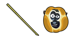 Kung Fu Panda Master Monkey and Staff Cursor