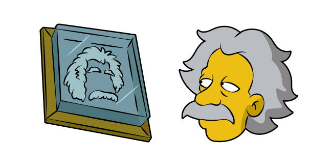 The Simpsons Albert Einstein курсор