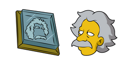 The Simpsons Albert Einstein Curseur