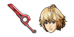 Xenoblade Chronicles Shulk and Monado Curseur