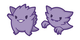 Cute Pokemon Gengar and Haunter Curseur