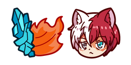 Kawaii My Hero Academia Shoto Todoroki Curseur