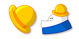 Homestar Runner Homesar and Yellow Hat Cursor