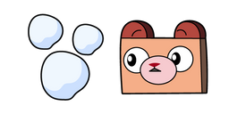 Unikitty! Theodore and Snowballs Cursor