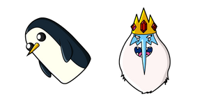 Adventure Time Ice King and Gunter Curseur