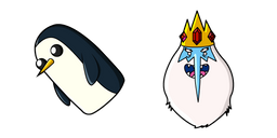 Курсор Adventure Time Ice King and Gunter