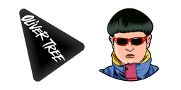 Oliver Tree and Logo Curseur