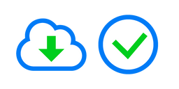 Курсор Cloud Download and Success