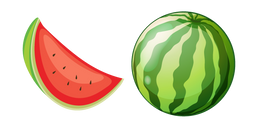 Watermelon and a Slice Curseur