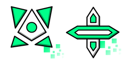 Geometry Dash Cube 32 And Ball 39 Cursor