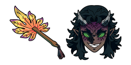 Demon Slayer Hantengu Karaku and Tengu Fan Cursor