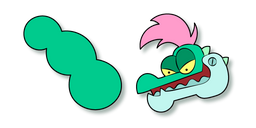 OK K.O.! Let's Be Heroes Big Alligator Cursor