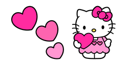 Hello Kitty and Pink Hearts Cursor