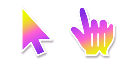 Yellow Purple Gradient Cursor