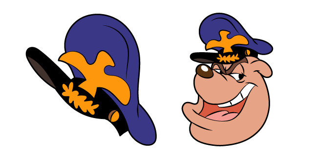 Ducktales Admiral Grimitz and Peaked Cap курсор