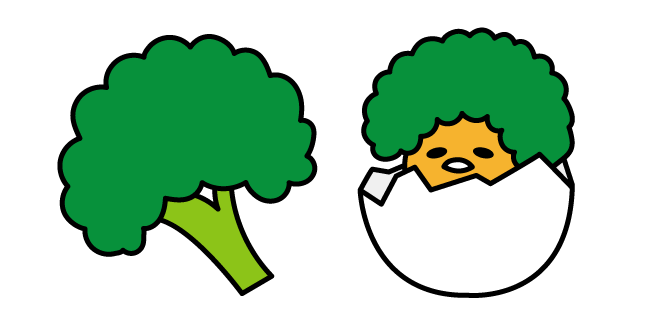 Gudetama Broccoli Cursor