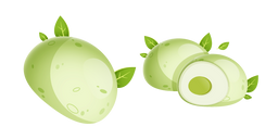 Green Moti Mochi Cakes Cursor