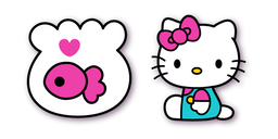 Hello Kitty and Fish Cursor