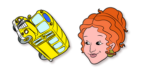 Курсор Magic School Bus Valerie Frizzle