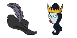 Disenchantment Queen Oona and Pirate Hat Cursor