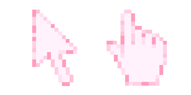 Pink Sakura Blossom Pixel Cursor