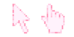 Pink Sakura Blossom Pixel Cursor