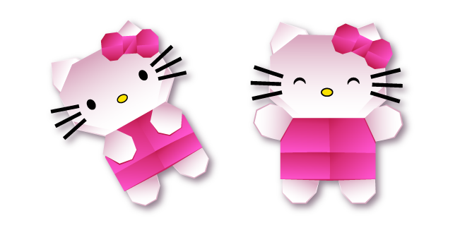 Origami Hello Kitty курсор