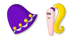 Homestar Runner Marzipan and Dress Cursor