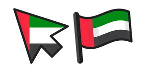 United Arab Emirates Flag cursor