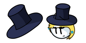 Henry Stickmin Earrings and Top Hat Cursor