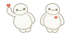 Cute Big Hero 6 Baymax and Heart Cursor