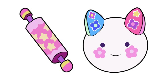 Bee and PuppyCat Moully and Rolling Pin курсор