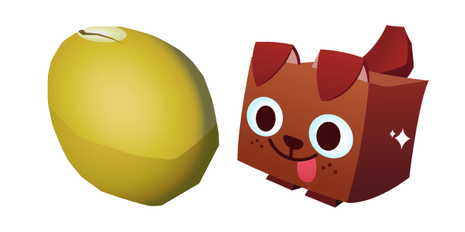 Roblox Pet Simulator Dog and Golden Egg Cursor