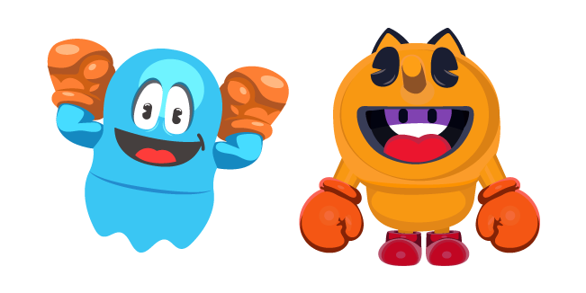 Fall Guys Pac-Man and Inky Costume курсор