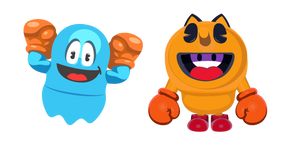 Fall Guys Pac-Man and Inky Costume Curseur