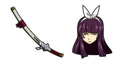 Fairy Tail Kagura Mikazuchi and Sword Cursor