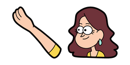 Gravity Falls Woman in Yellow Cursor