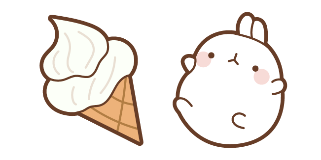 Molang and Ice Cream курсор