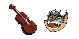 Lackadaisy Rocky Rickaby and Violin Cursor