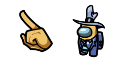 Among Us Sam & Max Sam Yellow Character Cursor