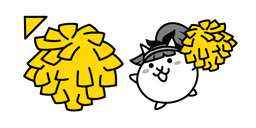 The Battle Cats Cheerleader Cat Cursor