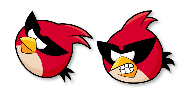 Cute Cursor - Angry Birds Space Super Red custom cursor pack preview for Chrome, Edge and Windows