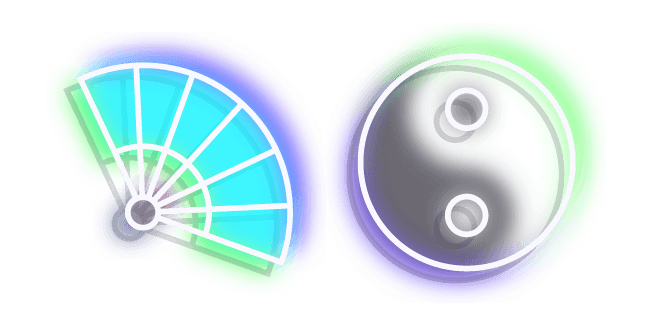 YIN Yang Hand custom cursor pack preview for Chrome, Edge and Windows