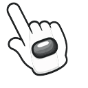 Among Us Nigeria Flag Colors hand cursor preview