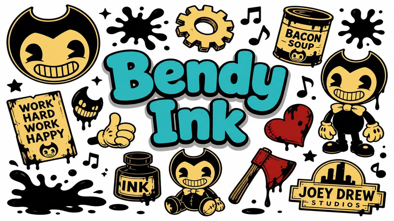 Bendy and the Ink Machine Packs A custom cursor collection preview
