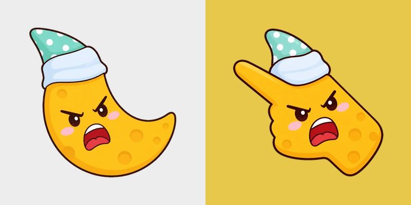 Cursodji Angry custom cursor pack preview for Chrome, Edge and Windows