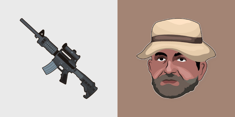 Custom Captain Price M4 custom cursor pack preview for Chrome, Edge and Windows