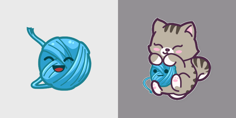 Adorable Kitten custom cursor pack preview for Chrome, Edge and Windows